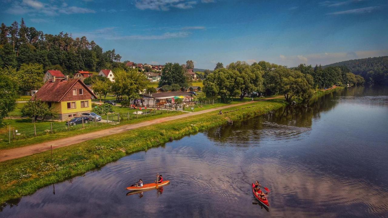 Camping Prima Hotel Týn nad Vltavou Eksteriør billede